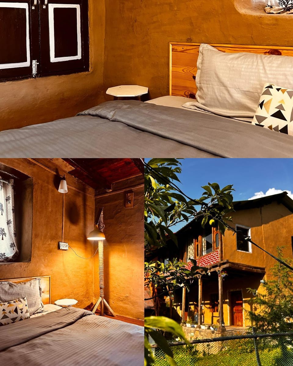Rastafardreams 100 years old , Riverside Heritage Mudhouse, Farmstay in an apple orchard, Hostel & camping Farm Stay in Himachal Pradesh