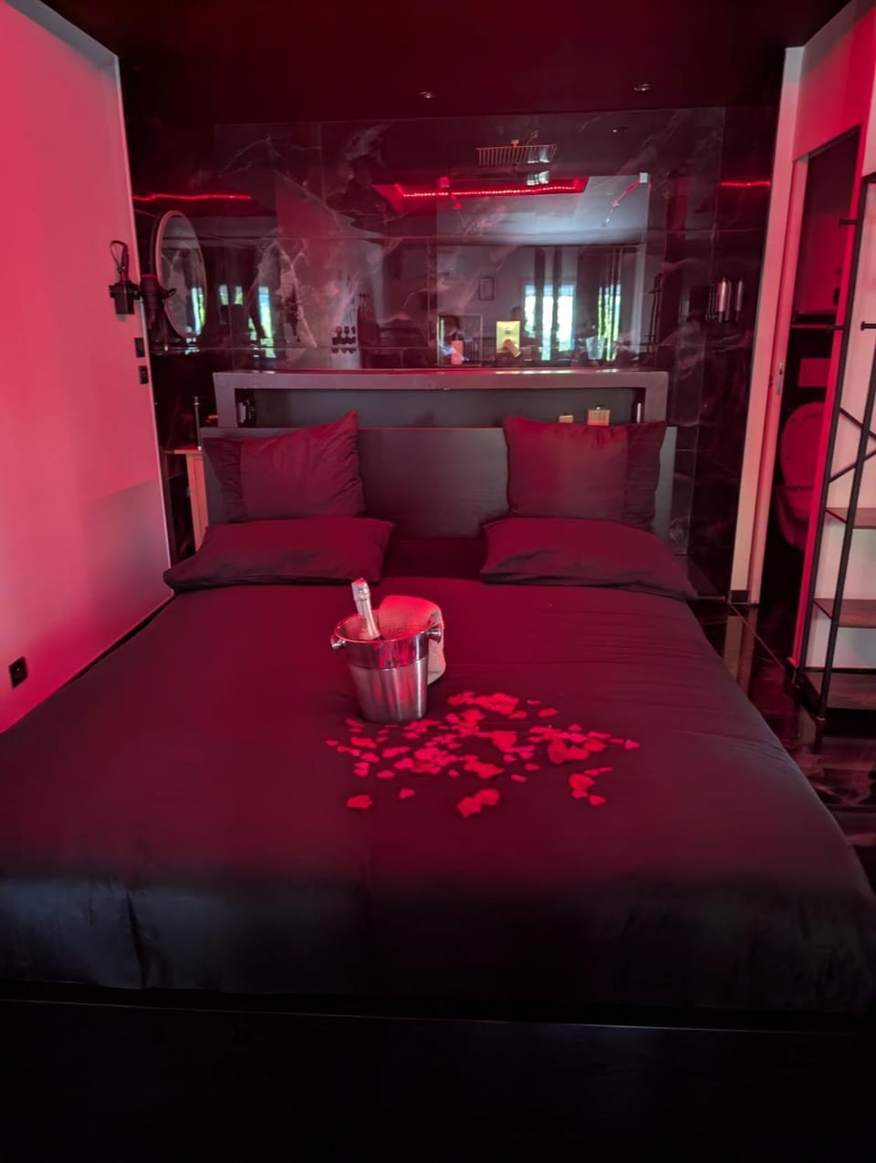 Romantique room,salon massage,mirroir,croix,parking Apartment in Grenoble