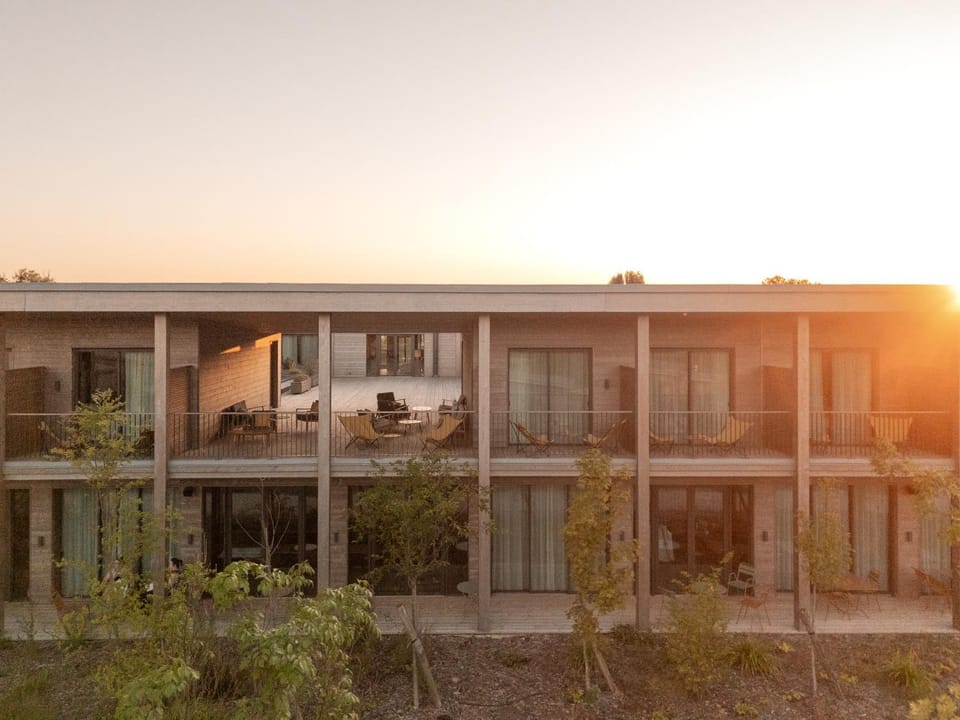 Property building, Garden view
