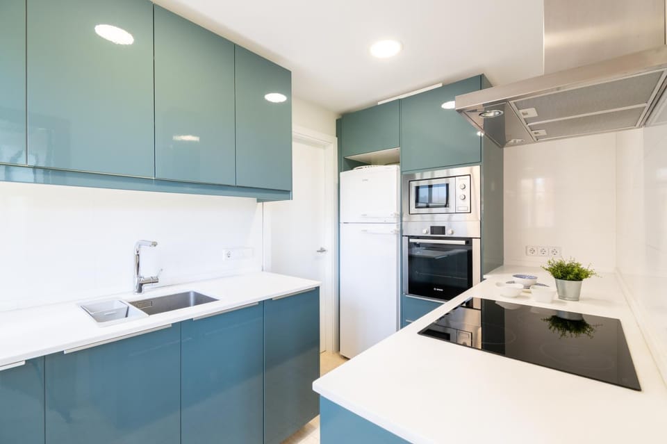 Kitchen or kitchenette, Living room
