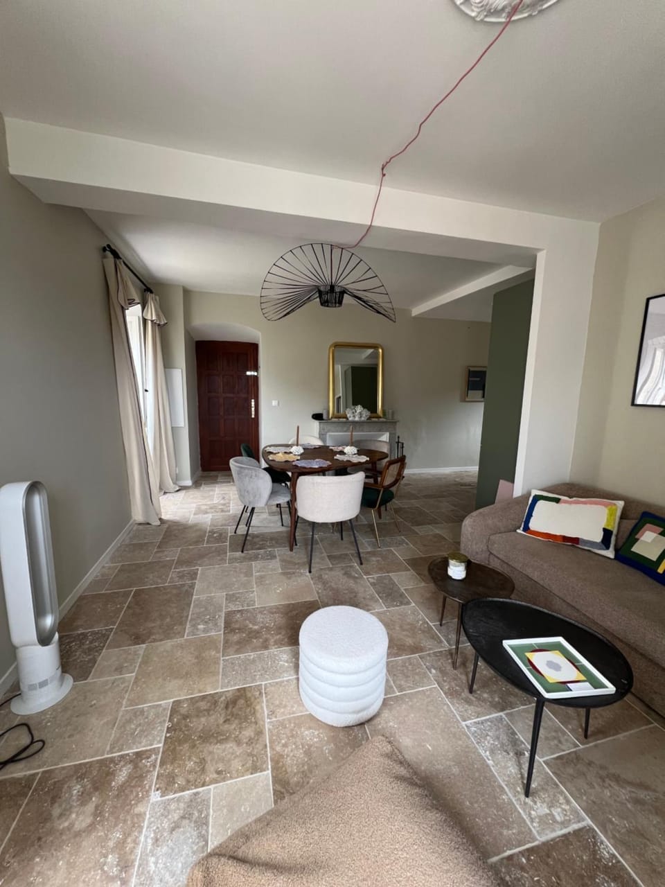 Living room, Seating area, Dining area