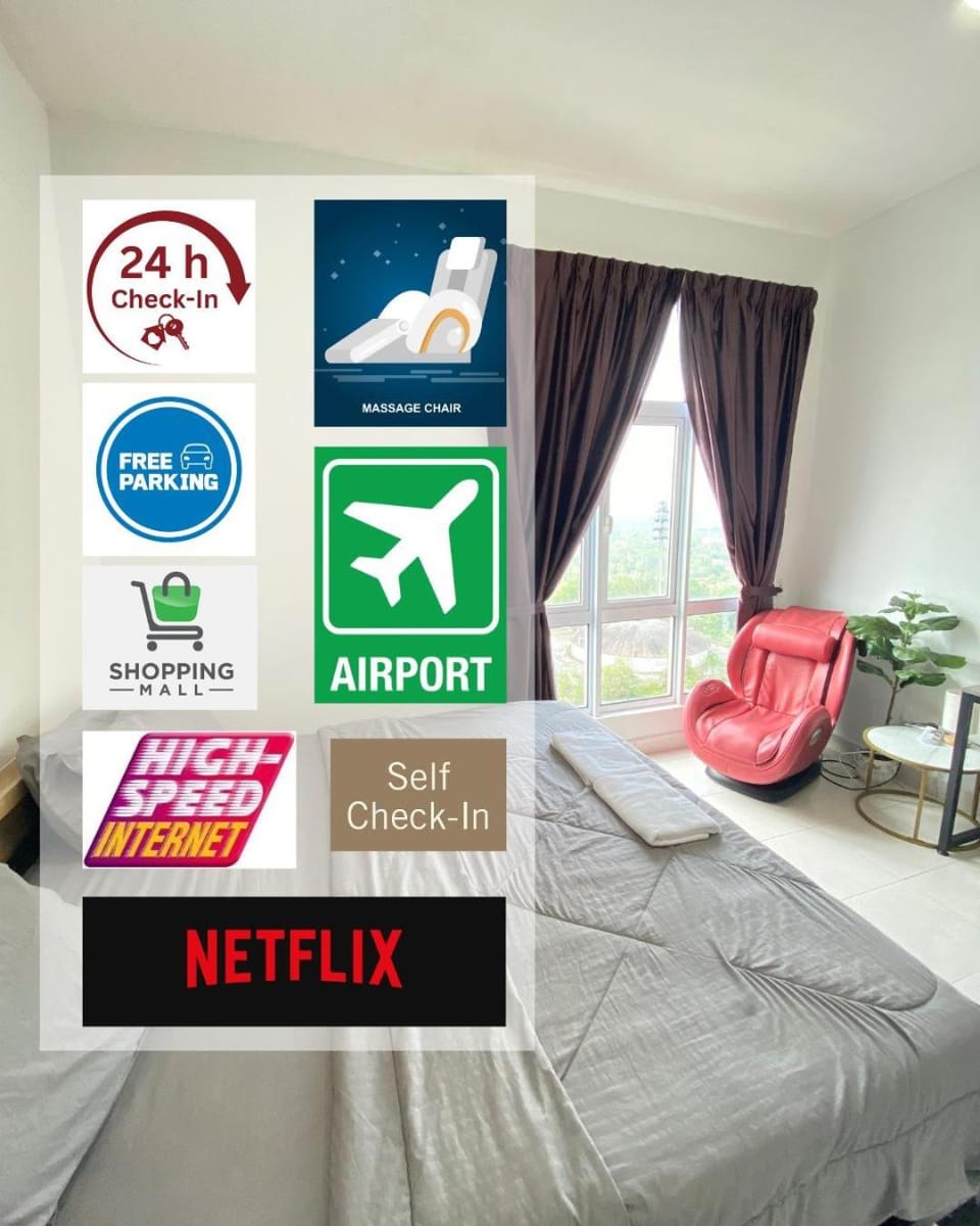 CHEAPEST PROMO Private Modern King Suites above Mesamall Nilai, 3 Km to USIM Bed and Breakfast in Negeri Sembilan, Malaysia