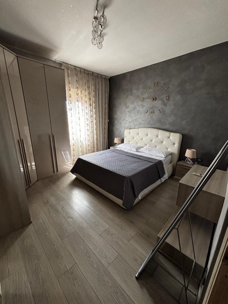 Bed, Photo of the whole room, Bedroom, wardrobe