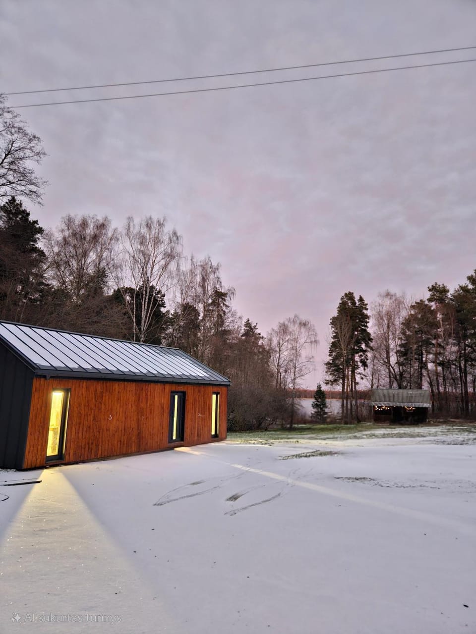 Property building, Winter