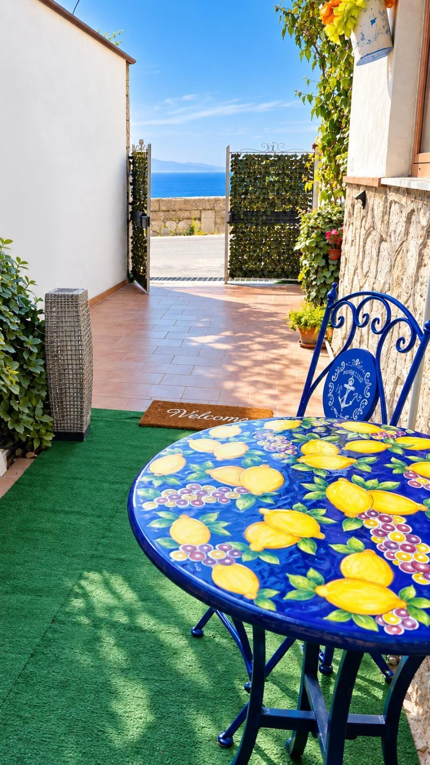 Natural landscape, View (from property/room), Balcony/Terrace, Sea view