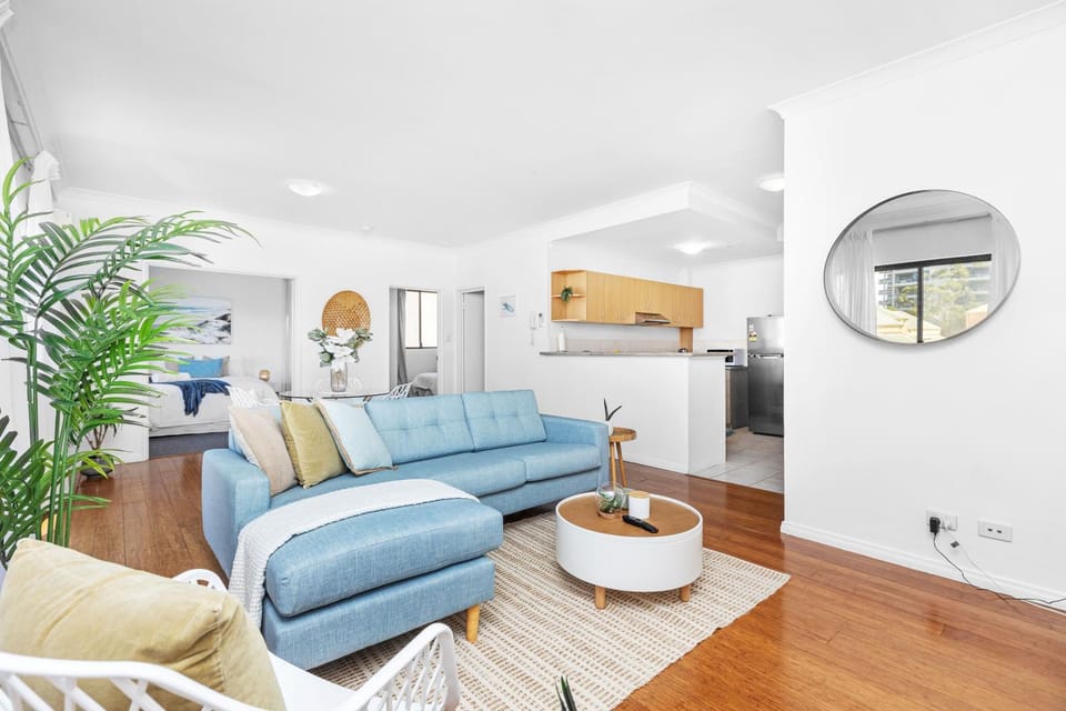 Living room, kitchen