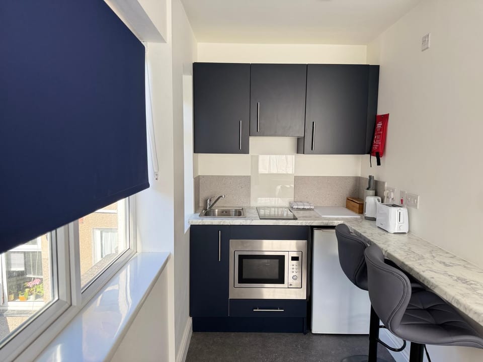 Kitchen or kitchenette, Dining area, stove, toaster