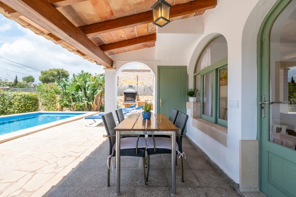 Property building, Living room, Swimming pool