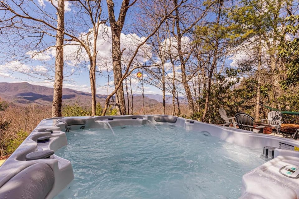 Natural landscape, Hot Tub, Mountain view