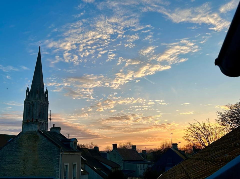City view, Sunset