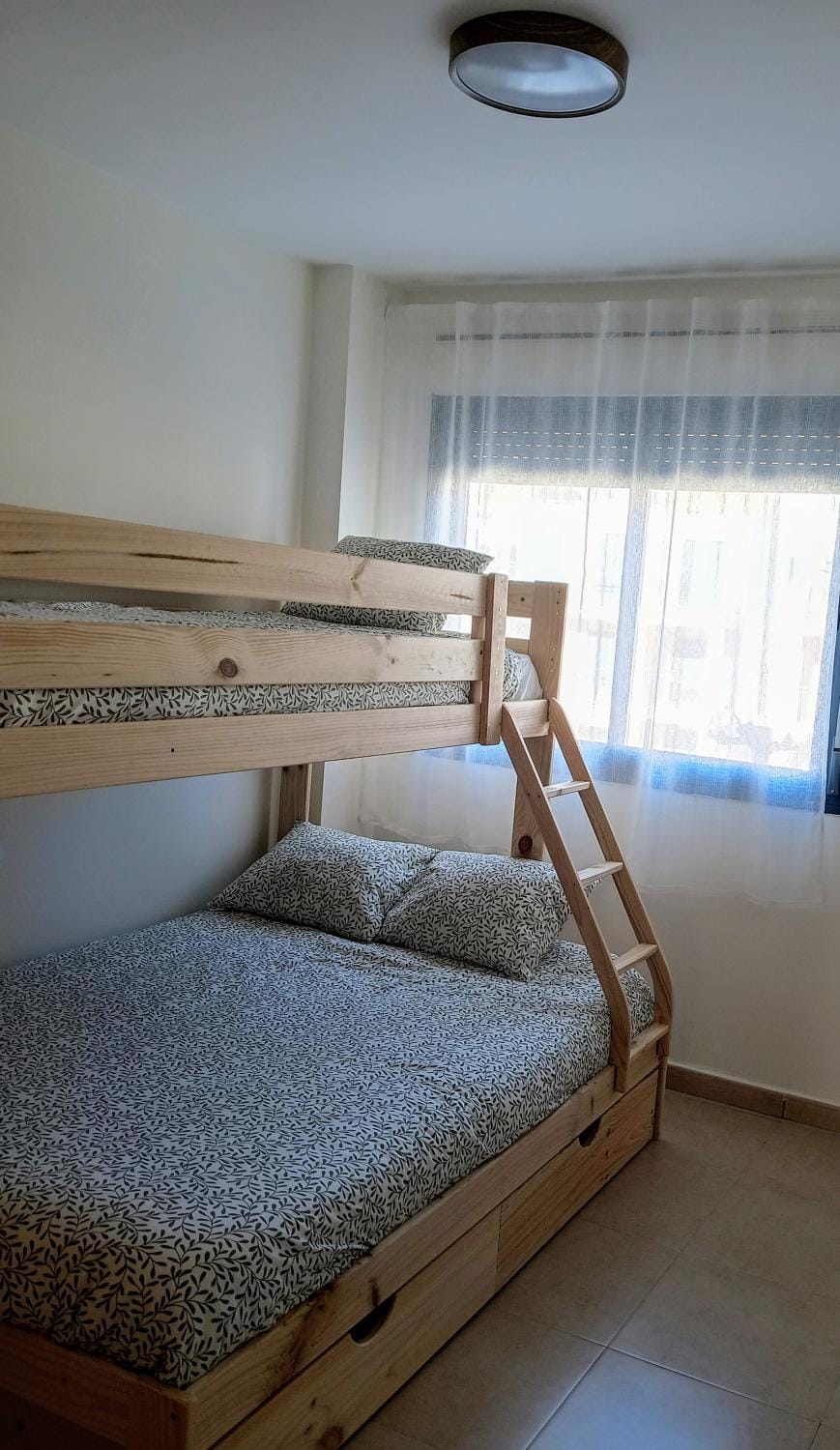 Bed, Photo of the whole room, Bedroom, bunk bed