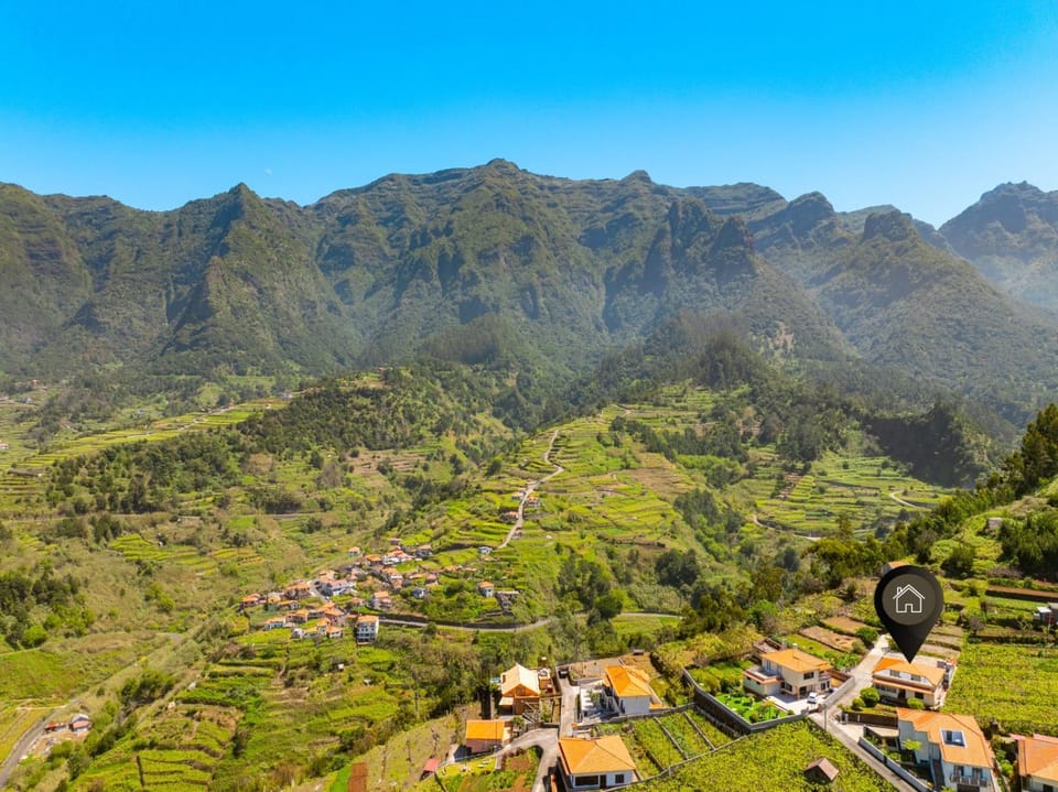 Natural landscape, Bird's eye view, Mountain view