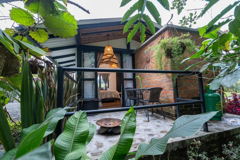 Property building, Patio, Spring, Day, Garden, View (from property/room), Balcony/Terrace, Garden view