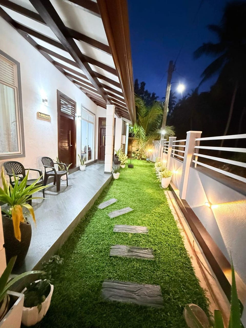 Night, Garden, View (from property/room), Garden view