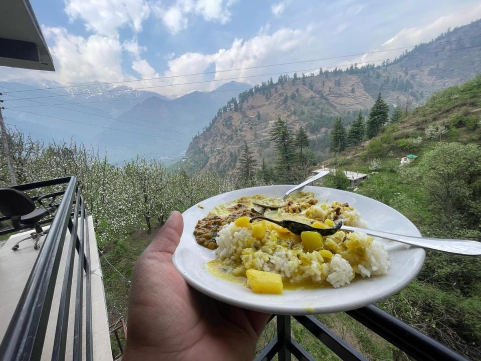 Absoulte Freedom Snowy Water Stream Luxury Cozy BnB Retreat Hotel in Himachal Pradesh
