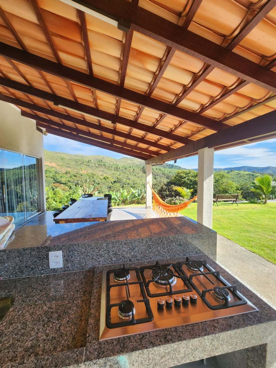 Natural landscape, BBQ facilities, Kitchen or kitchenette