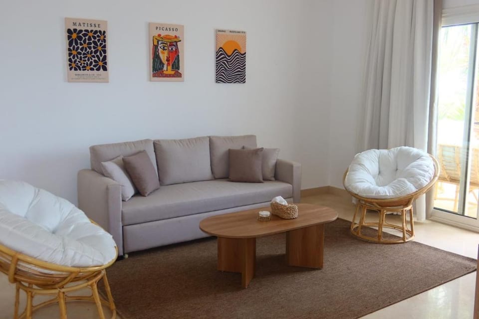 Spacious 1bd on the Beach - White Villas, El Gouna Apartment in Hurghada