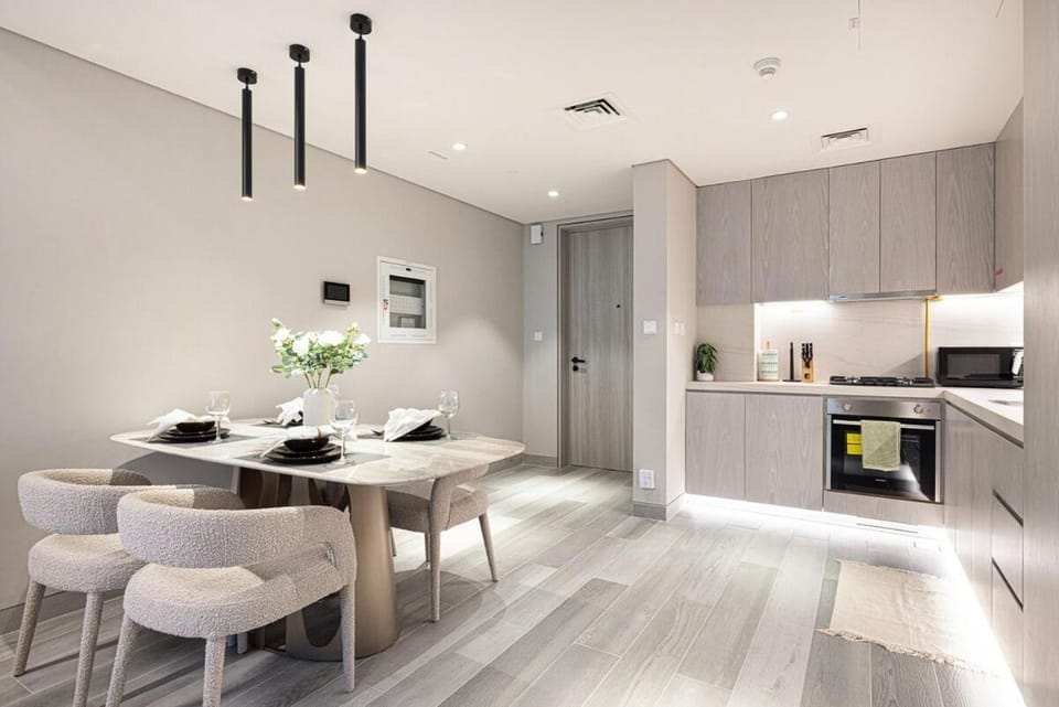 Minimalist Luxe Village Retreat Apartment in Dubai