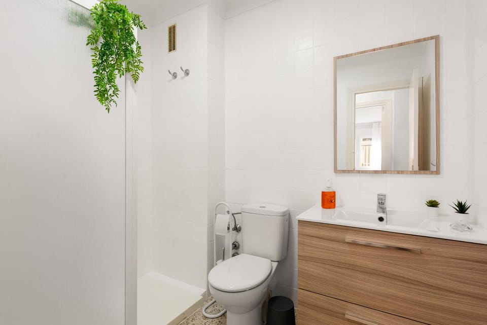 Bathroom, Living room