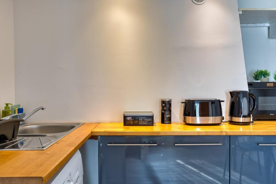 Coffee/tea facilities, Kitchen or kitchenette, toaster