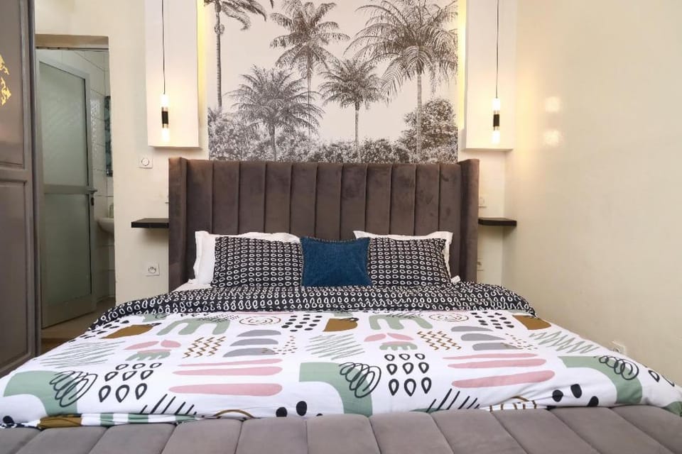 Elegant F3, 2 chambres climatisées lits king size, Yoff plage bceao Apartment in Dakar