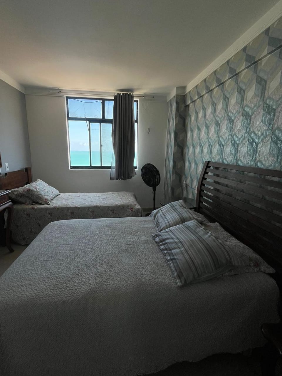 Bed, Photo of the whole room, Bedroom, Sea view