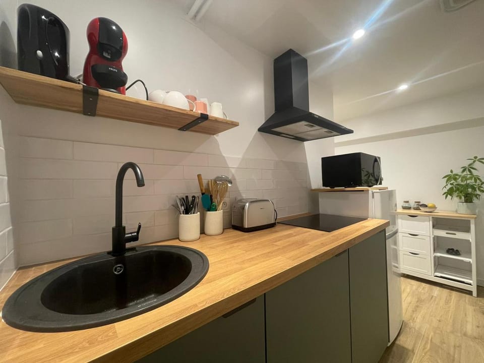 Coffee/tea facilities, Kitchen or kitchenette, toaster