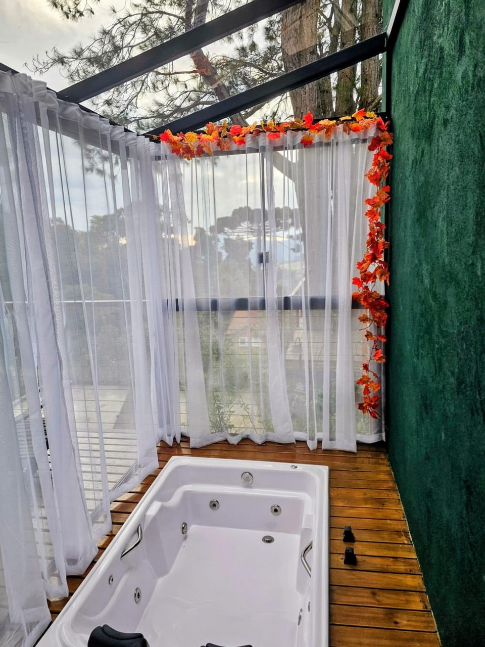 Natural landscape, Hot Tub, Balcony/Terrace, Bath