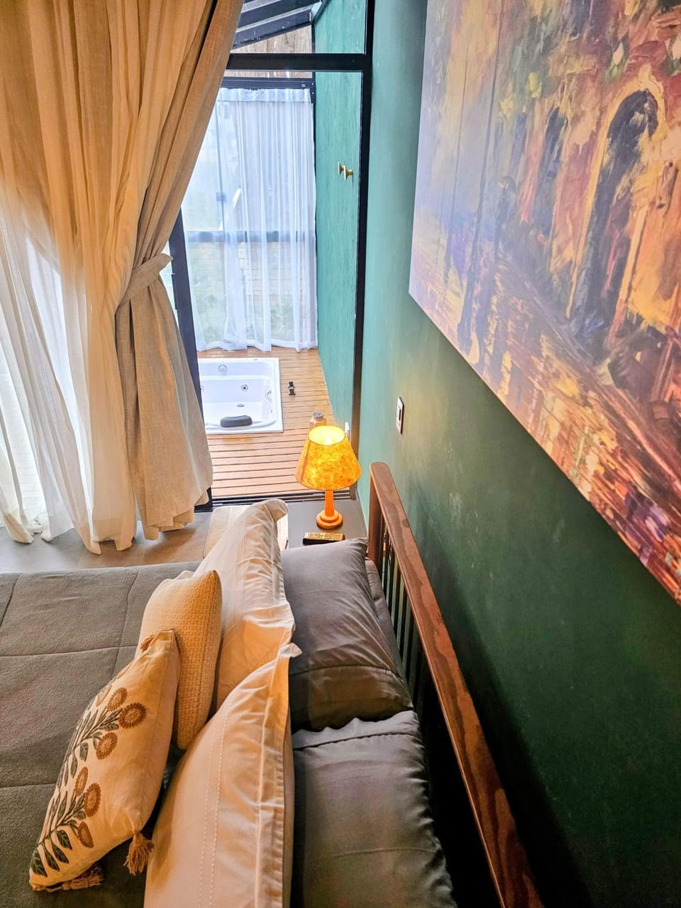 Hot Tub, Balcony/Terrace, Bedroom