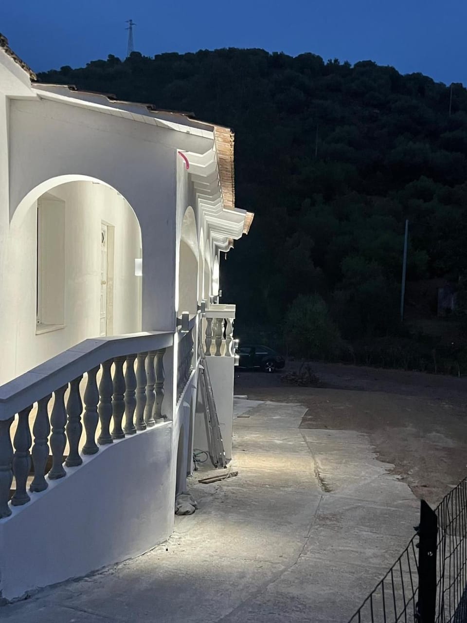 Property building, Night, View (from property/room), Balcony/Terrace