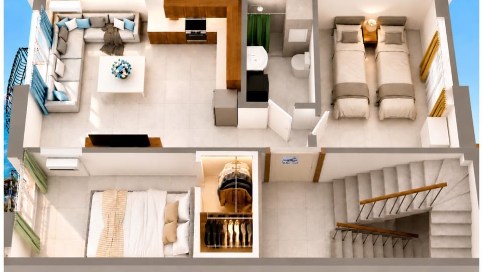 Appartement SEA-Azur panorama Nice Fabron Apartment in Nice