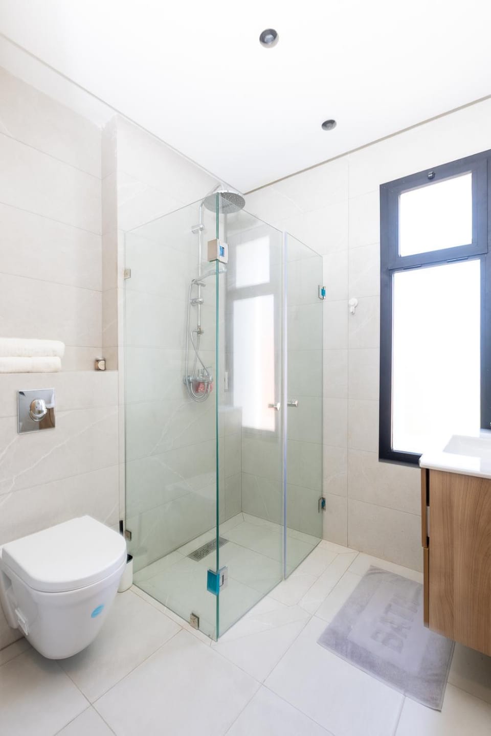 Shower, Toilet, Bathroom, towels