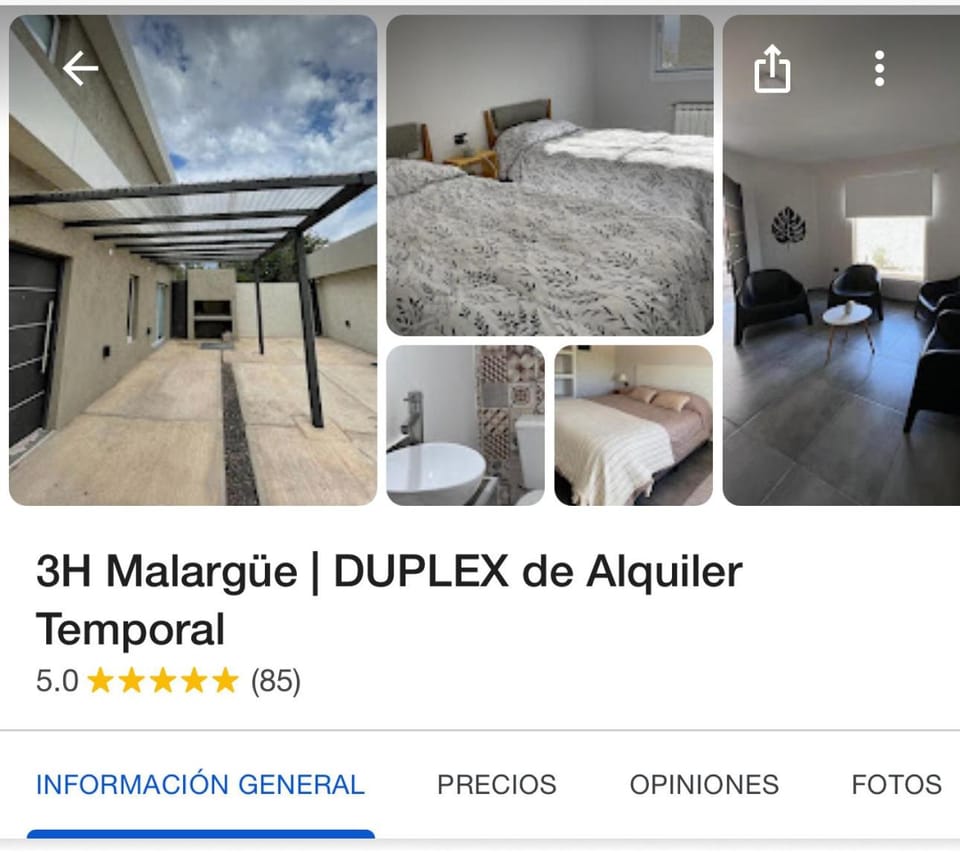 3H MALARGUE Duplex calefacción por radiadores Apartment in Malargüe