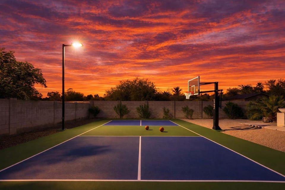 Sport & Splash - Pickle ball - Sports Court -Pool & Spa House in Scottsdale