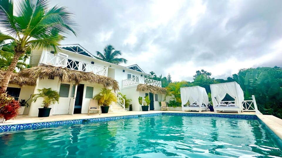 Property building, Day, Garden, Garden view, Pool view, Sea view, Sea view, Swimming pool, sunbed