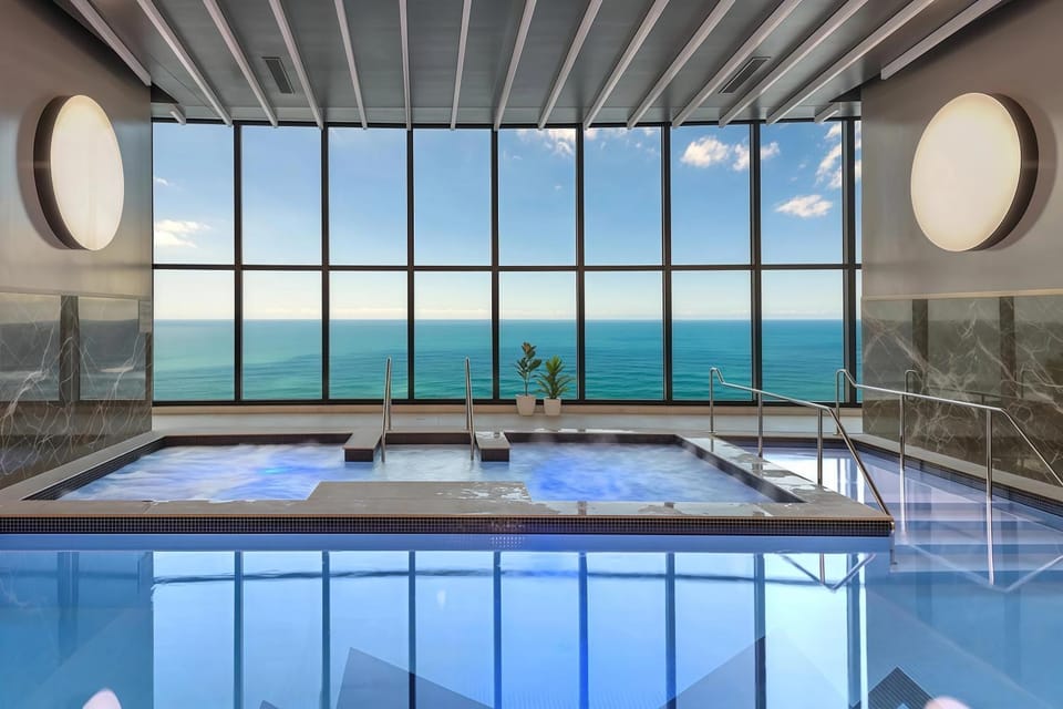 Pool view, Sea view, Swimming pool