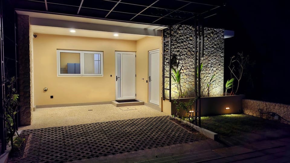 Patio, Night, Garden