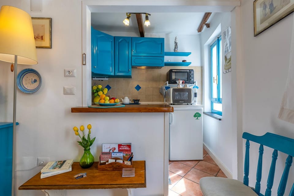 Kitchen or kitchenette, oven, stove