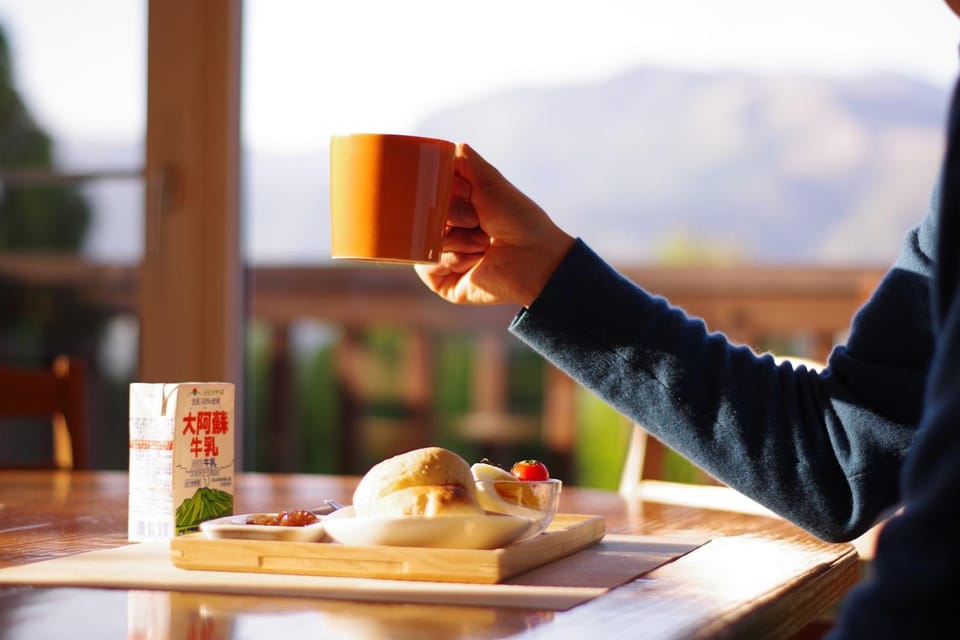 Natural landscape, Mountain view, Breakfast