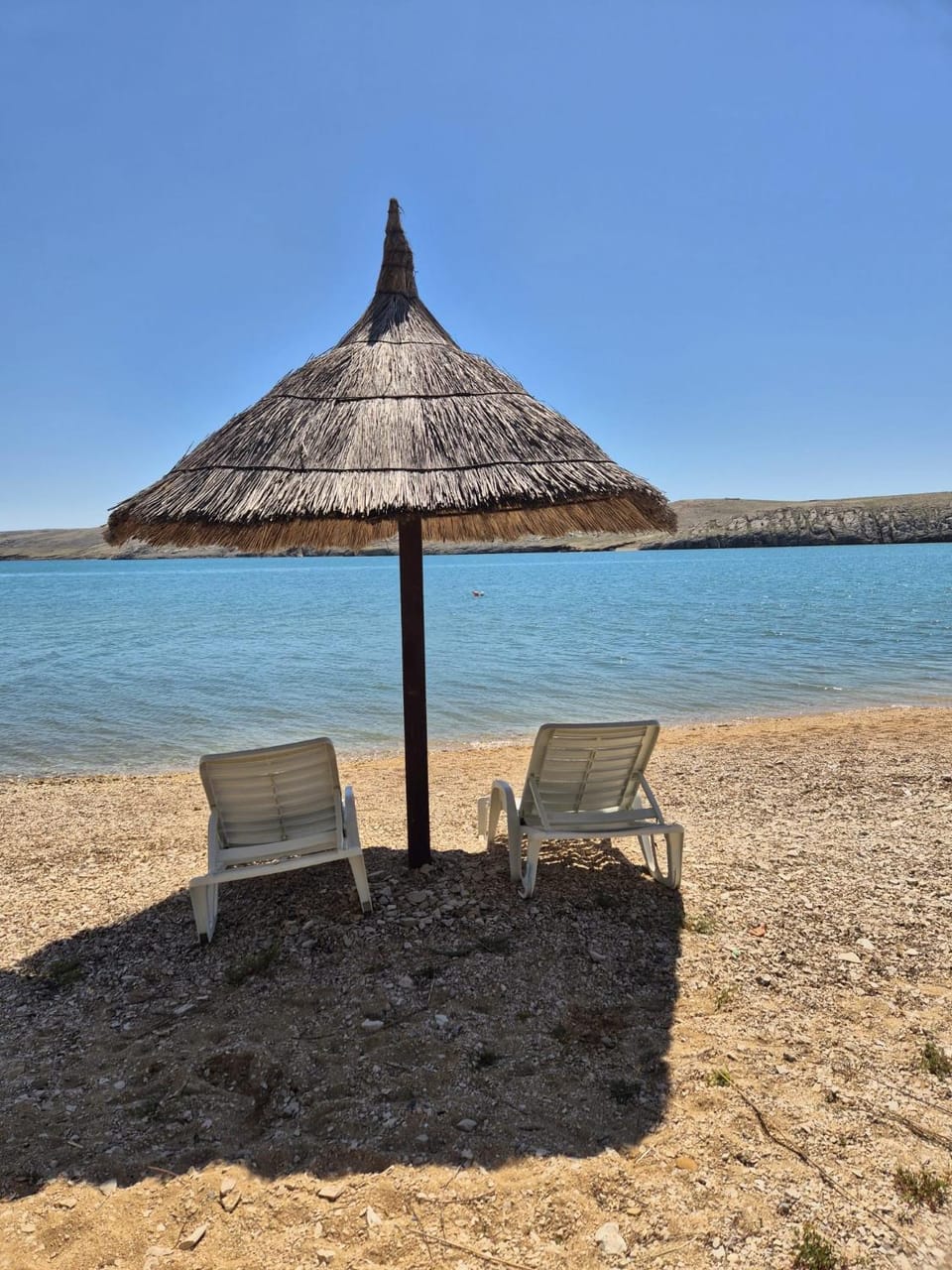 Beach, Sea view, sunbed
