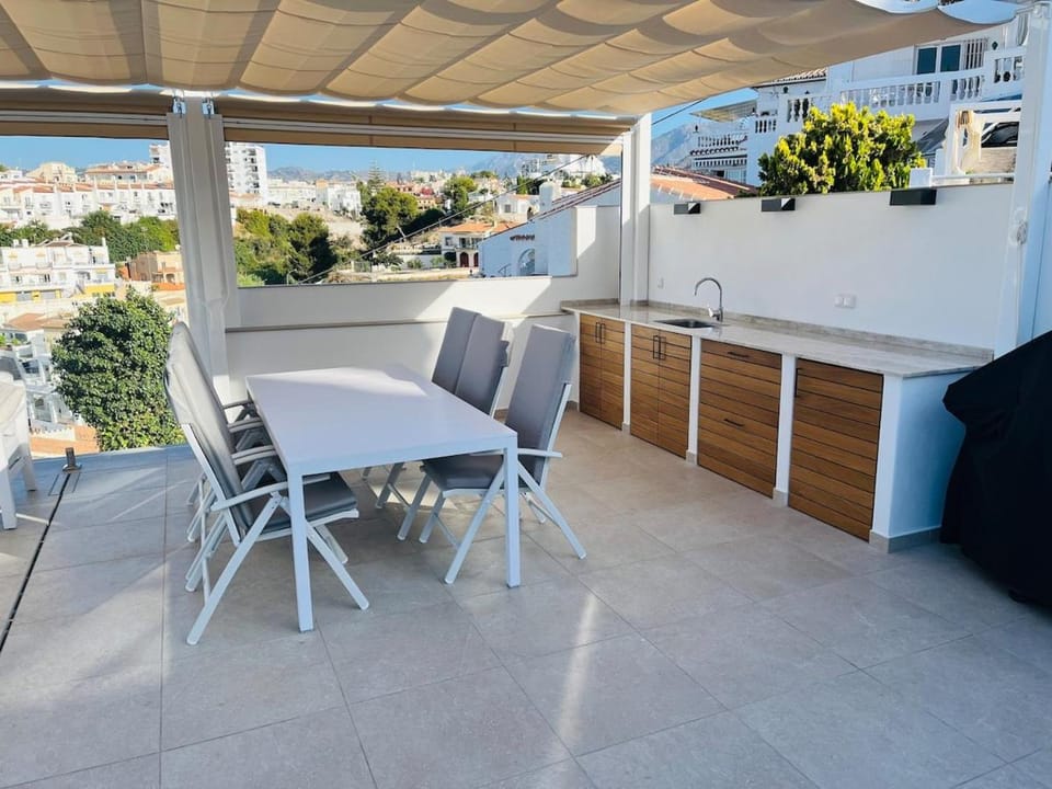 A2405 Modern 2 bed 2 bath Penthouse Burriana Beach Apartment in Nerja