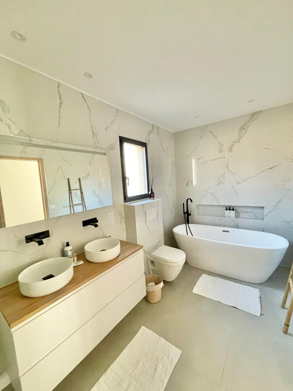 Toilet, Bathroom, Bath, towels