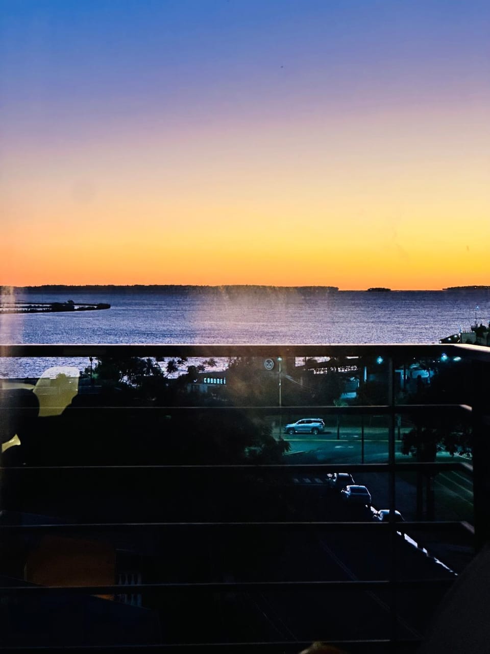 River view, Sunset