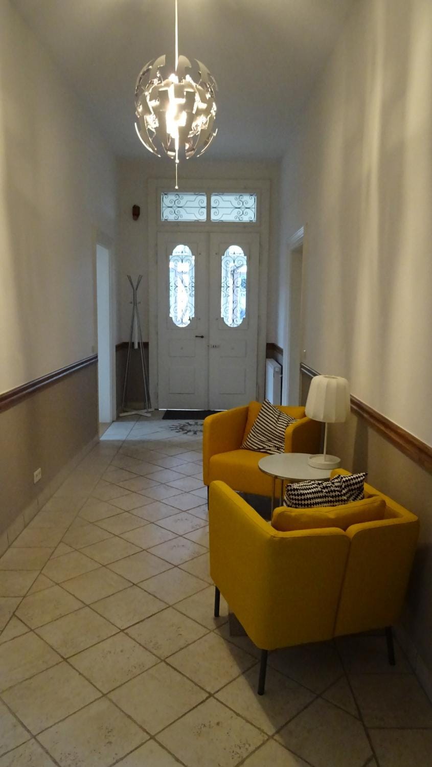 Facade/entrance, Seating area