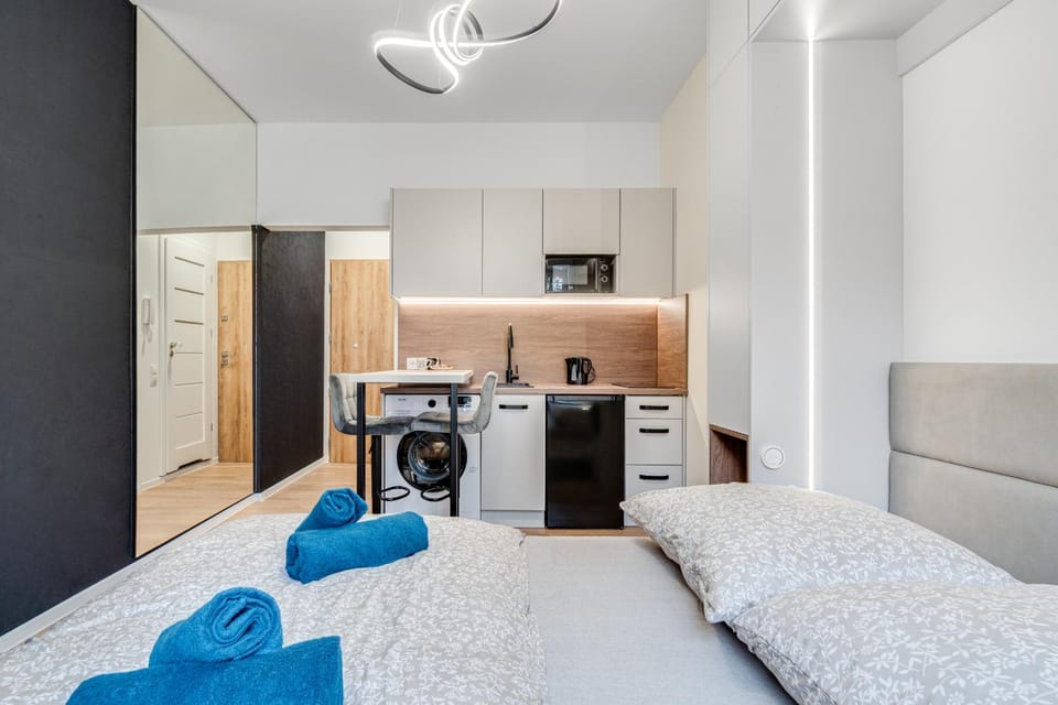 Bed, Kitchen or kitchenette, Bedroom, oven, pet friendly, washing machine