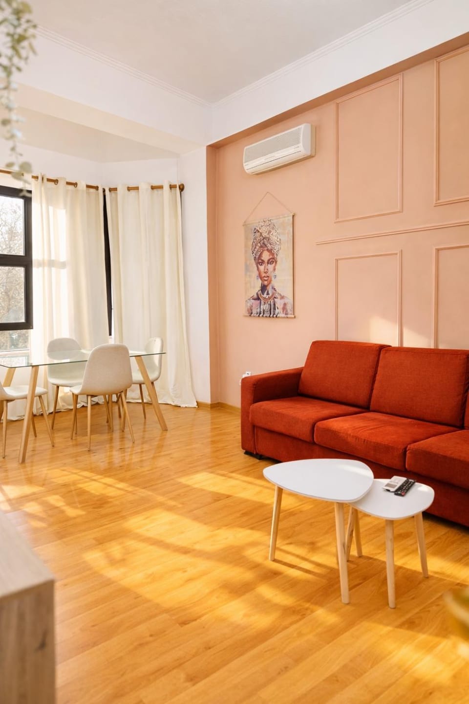 Living room, air conditioner