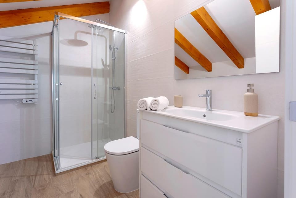 Shower, Toilet, Bathroom, Other, hair dryier, towels