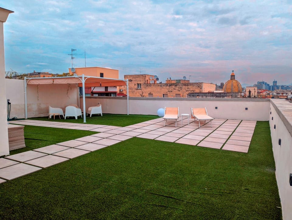 Patio, Summer, Solarium, Balcony/Terrace, Spa and wellness centre/facilities, City view, Sea view, sunbed