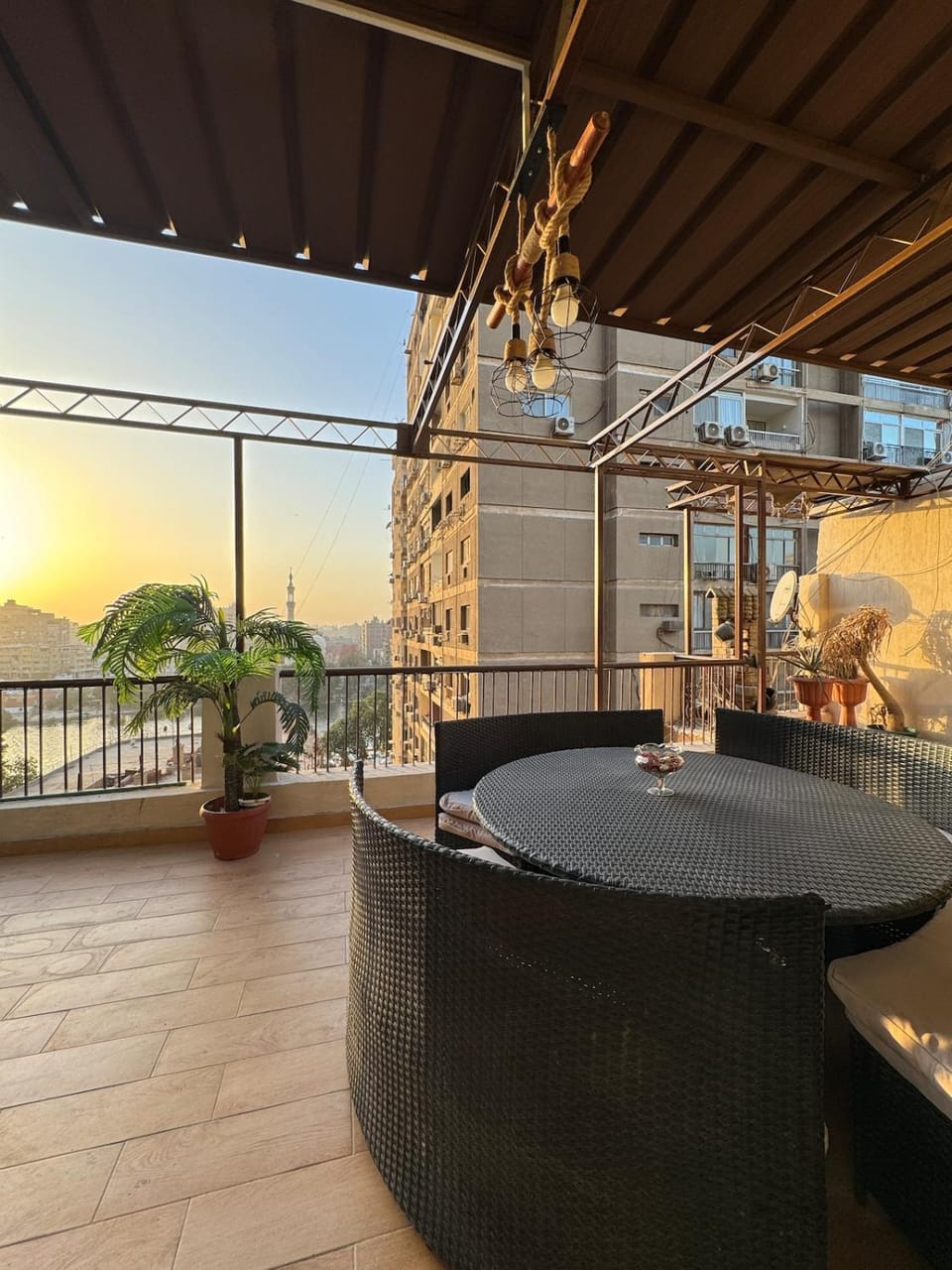 Zamalek Loft with Bohemian Luxurystyle and Nile view Apartment in Cairo
