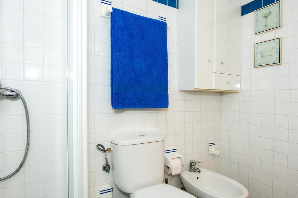 Toilet, Bathroom, towels